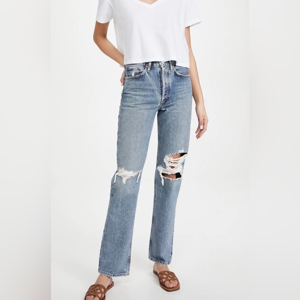 AGOLDE Lana Mid Rise Straight Jeans Size 23